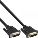 DVI-Kabel | DVI-I 24+5-Pin Male | DVI-I 24+5-Pin Male | 2560x1600 | Vernikkeld | 2.00 m | Recht | PVC | Zwart | Envelop