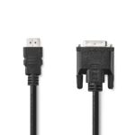 HDMI™ Kabel | HDMI™ Connector | DVI-D 24+1-Pins Male | 1080p | Vernikkeld | 2.00 m | Recht | PVC | Zwart | Doos