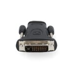 HDMI™-Adapter | DVI-D 24+1-Pins Male | HDMI™ Output | Vernikkeld | Recht | ABS | Zwart | 1 Stuks | Doos