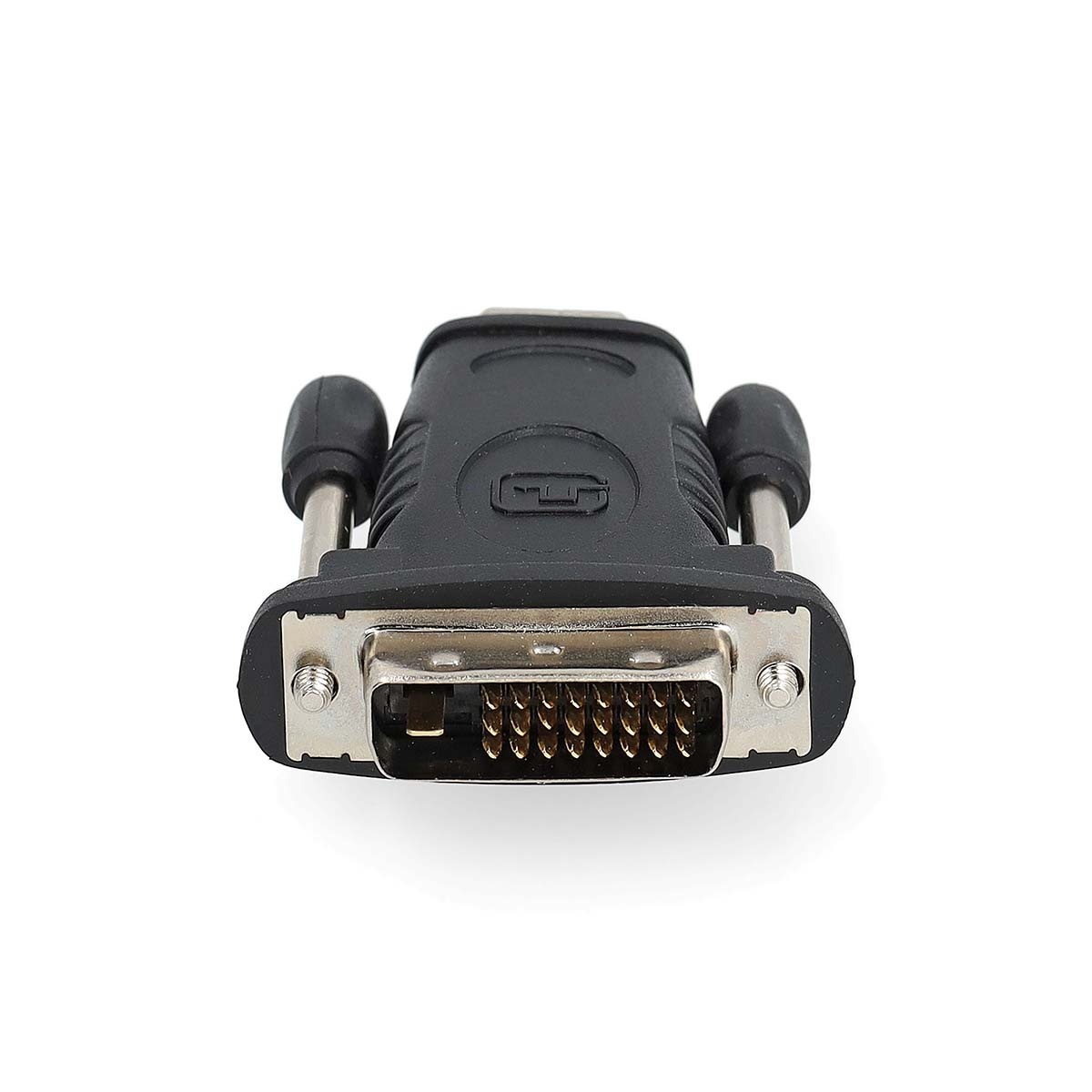 HDMI™-Adapter | DVI-D 24+1-Pins Male | HDMI™ Output | Vernikkeld | Recht | ABS | Zwart | 1 Stuks | Doos