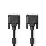 DVI-Kabel | DVI-D 24+1-Pins Male | DVI-D 24+1-Pins Male | 2560x1600 | Vernikkeld | 2.00 m | Recht | PVC | Zwart | Doos