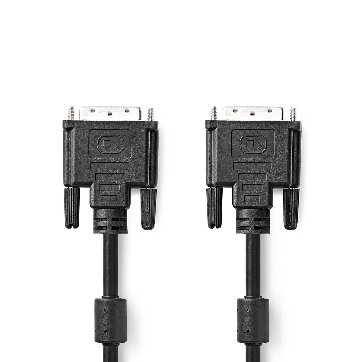 DVI-Kabel | DVI-D 24+1-Pins Male | DVI-D 24+1-Pins Male | 2560x1600 | Vernikkeld | 2.00 m | Recht | PVC | Zwart | Doos