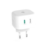 Oplader | 45 W | GaN | PD3.0 45W | 2.25 / 3.0 A | Outputs: 2 | 2x USB-C™ | Automatische Voltage Selectie | Wit