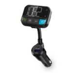 FM-Audiotransmitter voor Auto | Zwanenhals | Handenvrij bellen / Luidsprekerfunctie | 2.00 " | Zwart-Wit Scherm | Bluetooth® | PD 20 W / QC 3.0 | Snelladen | Bass boost | Google Assistant / Siri | Zwart
