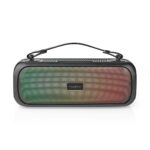Bluetooth® Party Boombox | 4.5 uur | 2.0 | 45 W | Media afspeelmogelijkheden: AUX / USB | IPX5 | Koppelbaar | Handgreep | Feestverlichting | Zwart