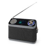 DAB+ Radio | Tafelmodel | DAB+ / FM | 2.40 " | Kleurenscherm | Batterij Gevoed / Netvoeding | Digitaal | 24 W | Bluetooth® | Koptelefoonoutput | Wekkerfunctie | Slaaptimer | IP20 | Handvat | Zwart
