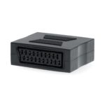 SCART-Adapter | SCART Female | SCART Female | Vernikkeld | Recht | ABS | Zwart | 1 Stuks | Doos