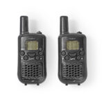 Walkie talkie Set | 2 Handsets | 5000 m | Aantal frequentiekanalen: 8 | PTT / VOX | 150 min | Zwart
