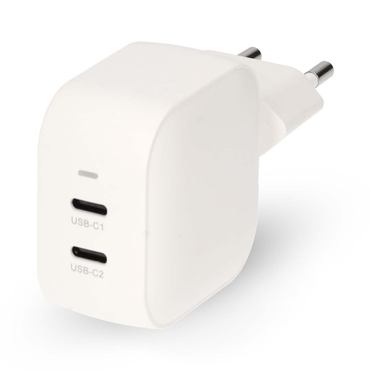 Oplader | 35 W | GaN | PD3.0 | 1.75 / 2.33 / 2.92 / 3.0 A | Outputs: 2 | 2x USB-C™ | Automatische Voltage Selectie | Wit