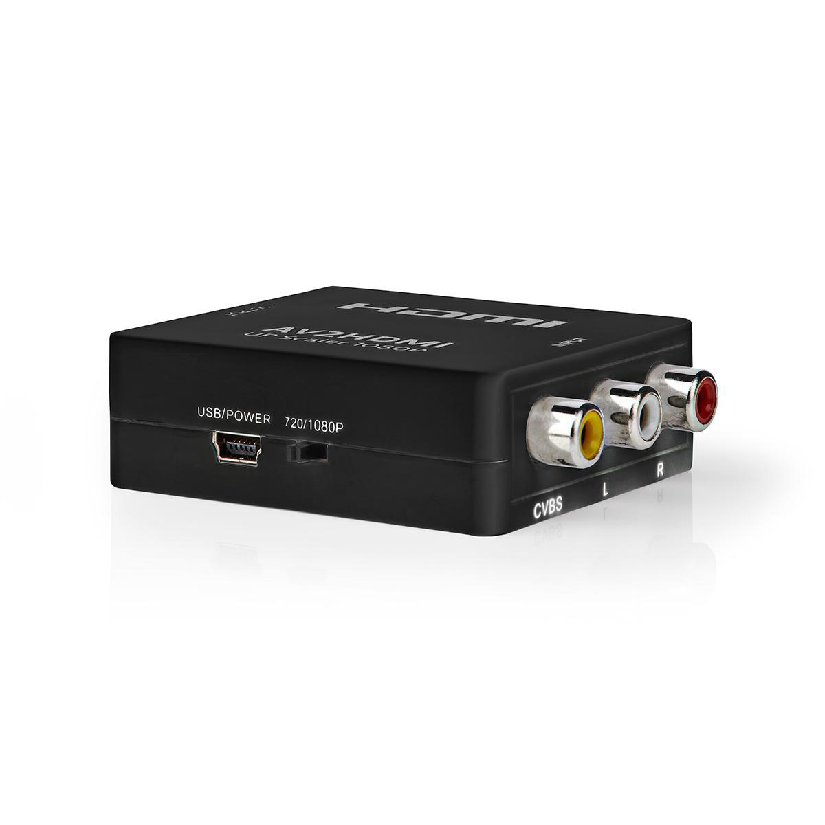HDMI™-Converter | 3x RCA Female | 1x HDMI™ Output | 1-weg | 1080p | 1.65 Gbps | ABS | Antraciet