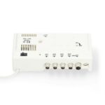 CATV-Versterker | Versterking: 20 dB | 47 - 694 MHz | Outputs: 4 | Versterkingsregelaar | Wit