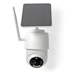 SmartLife Camera voor Buiten | Full HD 1080p | Pan tilt | IP65 | Max. batterijduur: 5 Maanden | Cloud Opslag (optioneel) / microSD (niet inbegrepen) | 5 V DC | Bewegingssensor | Nachtzicht | Wit