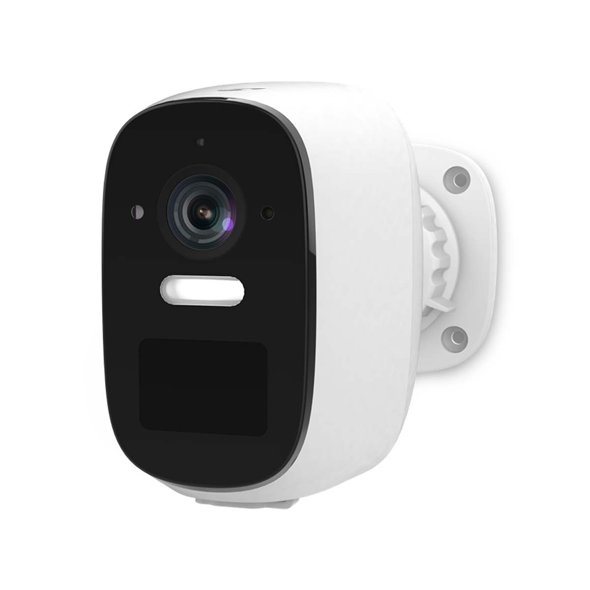 SmartLife Camera voor Buiten | Spotlight | 4MP Quad HD 1440p / 2560x1440 | IP66 | Max. batterijduur: 10 Maanden | Cloud Opslag (optioneel) / microSD (niet inbegrepen) | 5 V DC | Bewegingssensor | Nachtzicht | Wit