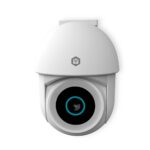 SmartLife Camera voor Buiten | Spotlight | 3MP Full HD 1296p | Pan tilt | IP65 | Cloud Opslag (optioneel) / microSD (niet inbegrepen) / Onvif | 5 V DC | Bewegingssensor | Nachtzicht | Wit