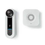 SmartLife Videodeurbel | Netvoeding | 1536x1536 | Cloud Opslag (optioneel) / microSD (niet inbegrepen) / Onvif | IP65 | Met bewegingssensor | Wit