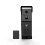 SmartLife Videodeurbel | Batterij Gevoed | 2x Full HD 1080p | Cloud Opslag (optioneel) / microSD (niet inbegrepen) | IP54 | Bewegingssensor | Nachtzicht | Zwart