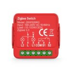 SmartLife inbouwmodule | Zigbee 3.0 | Dubbele schakelaar | 2 x 100 W | Kroonsteen | App beschikbaar voor: Android™ / IOS