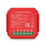 SmartLife inbouwmodule | Zigbee 3.0 | Dubbele Triac Dimmer | 2 x 100 W | Kroonsteen | App beschikbaar voor: Android™ / IOS