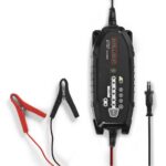 Loodzuuracculader | 6 / 12 / 12.8 V DC | 3.8 A | Druppelladen | Euro / Type-C (CEE 7/16) | Accuklemmen | Batterijtype: AGM / Gel / Loodzwavel / SLA / VRLA | Zwart