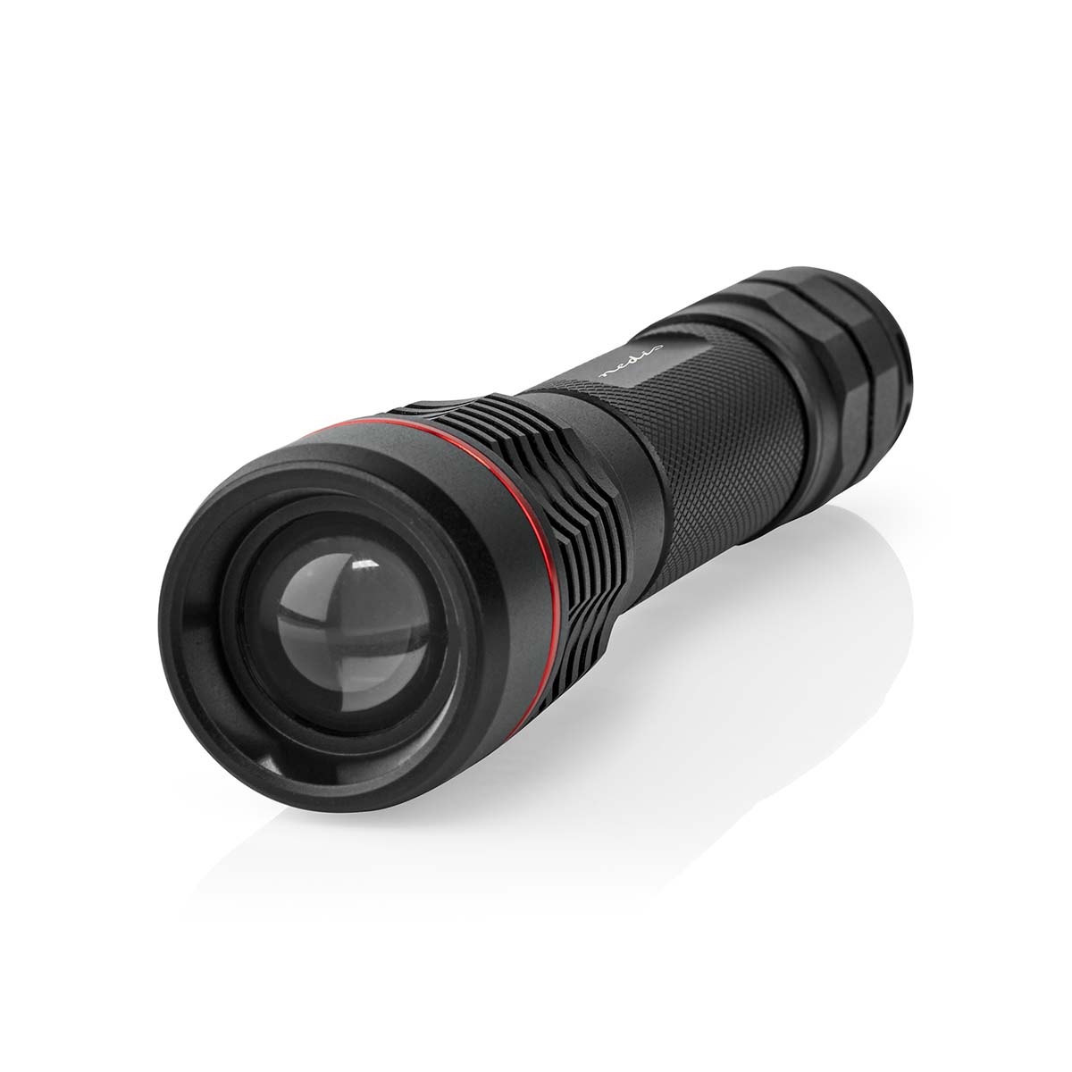 LED-Zaklamp | Batterij Gevoed | 3.7 V DC | 10 W | Batterij 1 meegeleverd | Oplaadbaar | Nominale lichtstroom: 1000 lm | Lichtbereik: 200 m | Stralingshoek: 10 °