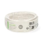 Coaxkabel op Haspel | Mini Coax | Dubbel Afgeschermd | ECA | 10.0 m | Coax | PVC | Wit | Folieverpakking