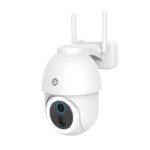 SmartLife Camera voor Buiten | Spotlight | 3MP Full HD 1296p | Pan tilt | IP65 | Max. batterijduur: 3 Maanden | Cloud Opslag (optioneel) / microSD (niet inbegrepen) | 5 V DC | Bewegingssensor | Nachtzicht | Wit