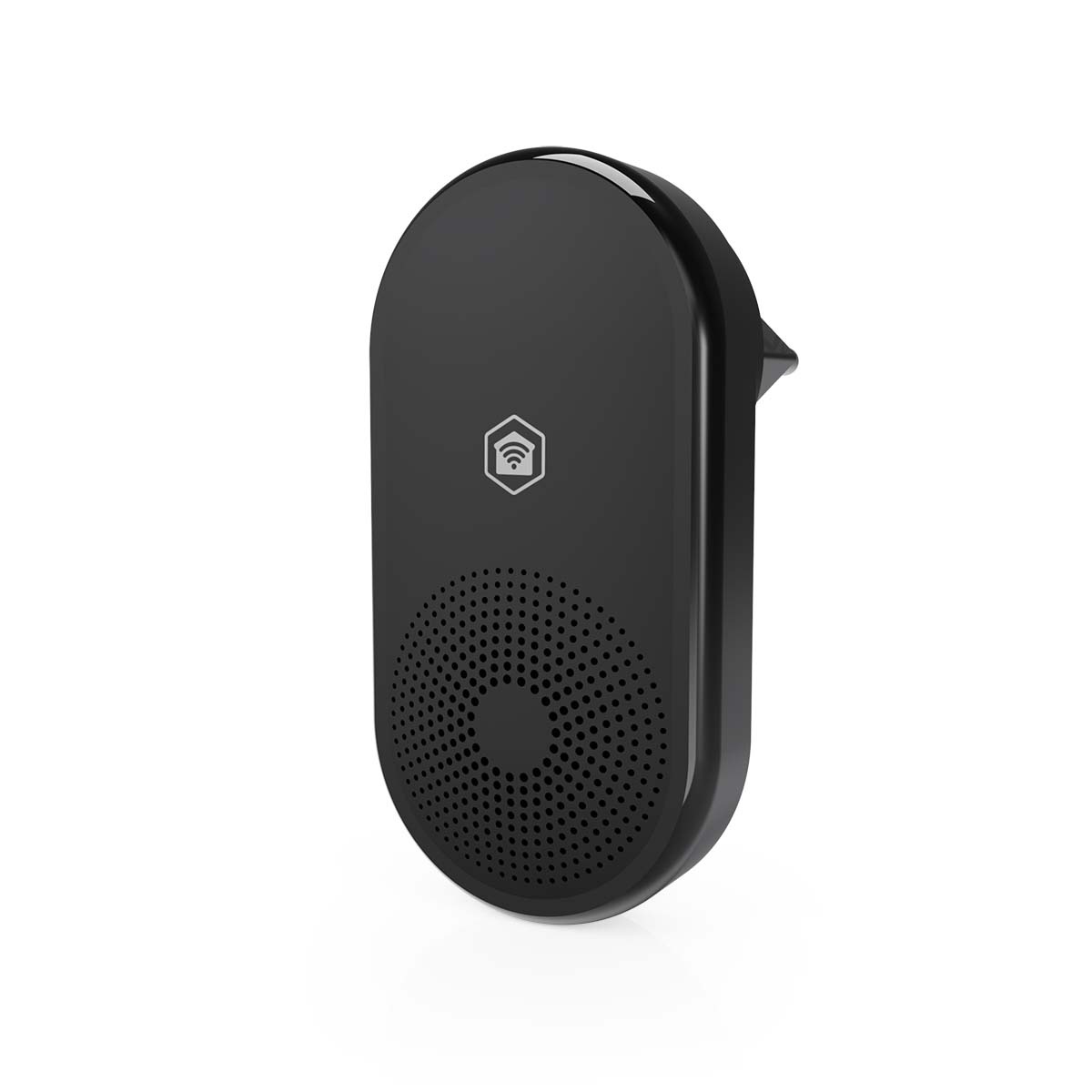 SmartLife Gong | RF, frequentie 433 MHz | Accessoire voor: WIFICDP11BK / WIFICDP21BK / WIFICDP31BK | Netvoeding | 55 melodieën | 110 - 240 V AC 50/60 Hz | Instelbaar volume | Zwart