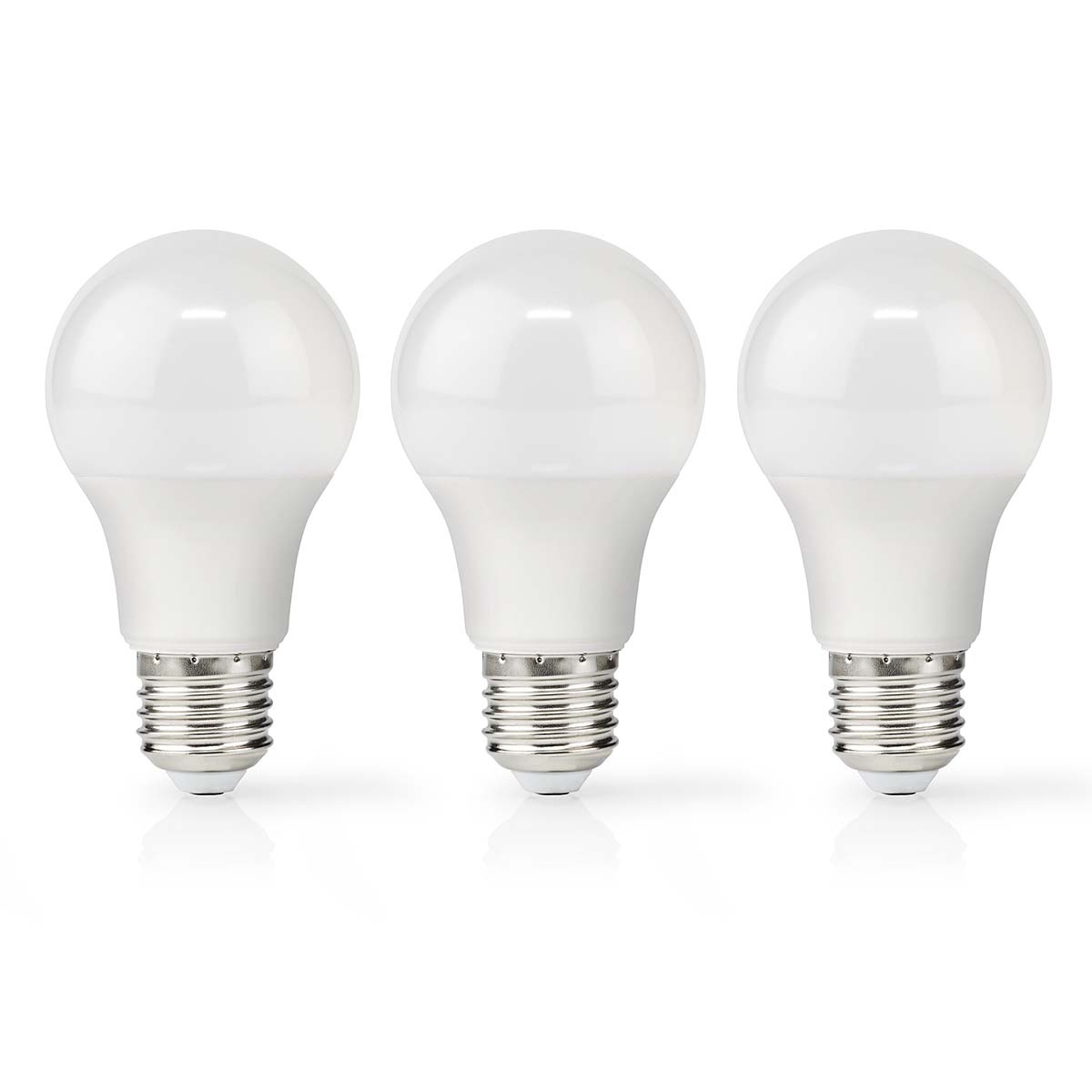 LED-Lamp E27 | A60 | 8.0 W | 806 lm | 2700 K | Warm Wit | Retrostijl | Frosted | 3 Stuks