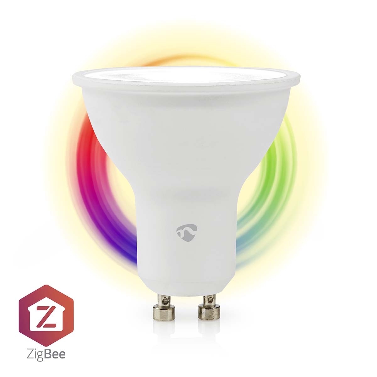 SmartLife Multicolour Lamp | Zigbee 3.0 | GU10 | 345 lm | 4.70 W | RGB / Warm tot Koel Wit | 2200 - 6500 K | Android™ / IOS | Spot | 1 Stuks