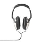 Bedrade Over-ear Koptelefoon | 3,5 mm | Kabellengte: 6.00 m | Volumebediening | Zilver / Zwart
