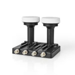 LNB | Quad Monoblock 6° | Apparaat stroomoutput: 4x F-Connector | Ruisbereik: 0.85 dB | Conversiewinst: 52 - 67 dB | Zwart | Geschikt voor: Astra+ / Hotbird
