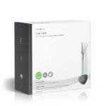 Coaxkabel op Haspel | 4G / LTE Secure | 75 Ohm | Drievoudig Afgeschermd | ECA | 50.0 m | Coax | PVC | Wit | Gift Box