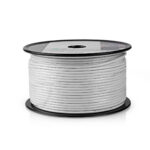 Nedis Mini Coax coaxkabel op haspel voor binnen / wit - 10 meter
