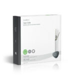 Coaxkabel op Haspel | RG58C/U | 50 Ohm | Dubbel Afgeschermd | ECA | 25.0 m | Coax | PVC | Wit | Gift Box