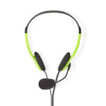 PC-Headset | On-Ear | Stereo | 2x 3.5 mm | Opvouwbare Microfoon | 2.00 m | Groen