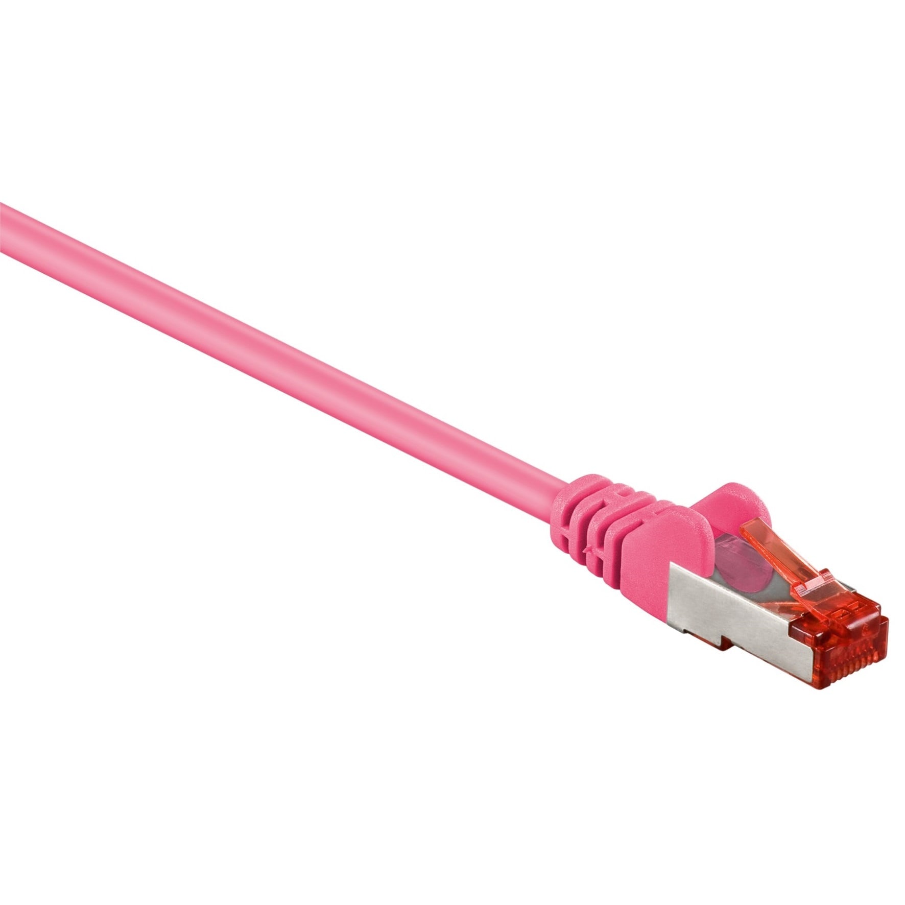 CAT6 Netwerkkabel | RJ45 Male | RJ45 Male | S/FTP | 5.00 m | Rond | LSZH | Roze | Polybag