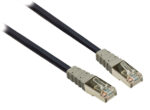 Bandridge premium F/UTP CAT6 Gigabit netwerkkabel / zwart - 1 meter