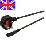 UK-Voedingskabel | UK Male | IEC-320-C7 | 5.00 m | Ja | 2 x 0.75 mm² | Koper | Rond | Vernikkeld | UK | PVC | Stekkertype: UK / Type G | 250 V AC | 3 A | Zwart