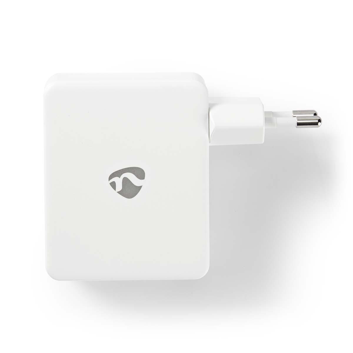 Oplader | 24 W | 4x 2.4 A | Outputs: 4 | 4x USB-A | Geen Kabel Inbegrepen | Single Voltage Output | Wit