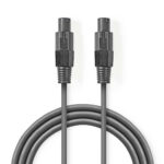Speaker-Kabel | 48 x 0.20 mm | Koper | 10.0 m | Rond | PVC | Donkergrijs | Gift Box