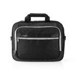 Nedis notebooktas met schouderriem en opbergvakken voor 15 inch t/m 16 inch notebooks / zwart