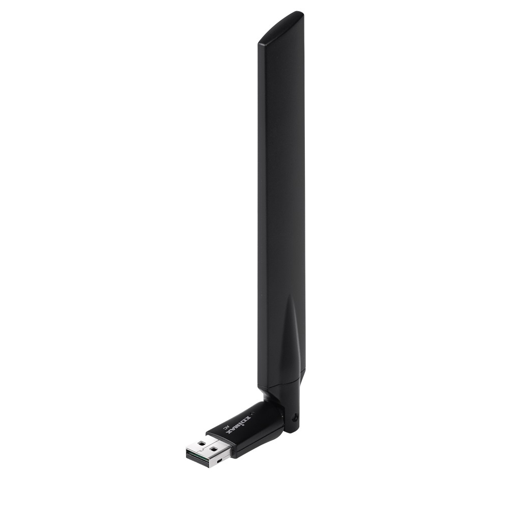 Draadloze USB-Adapter AC600 2.4/5 GHz (Dual Band) Zwart