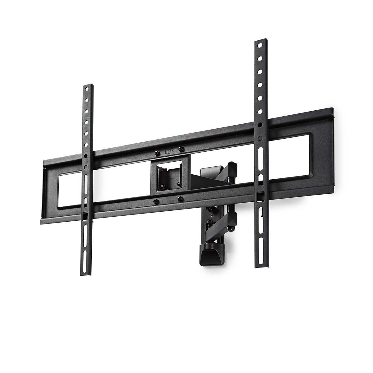 Draai- en Kantelbare TV-Muurbeugel | 37 - 70 " | Maximaal schermgewicht: 25 kg | Kantelbaar | Draaibaar | Minimale muurafstand: 79 mm | Maximale muurafstand: 427 mm | 3 Draaipunt(en) | ABS / Staal | Zwart