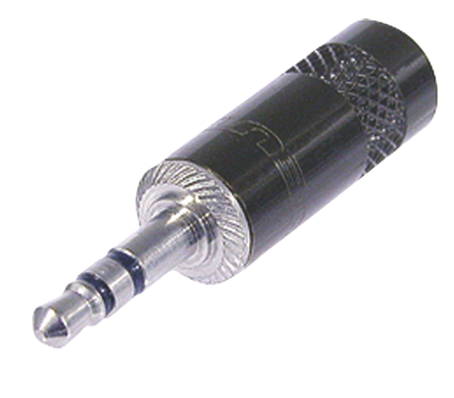 Stereoconnector 3.5 mm Male Zwart