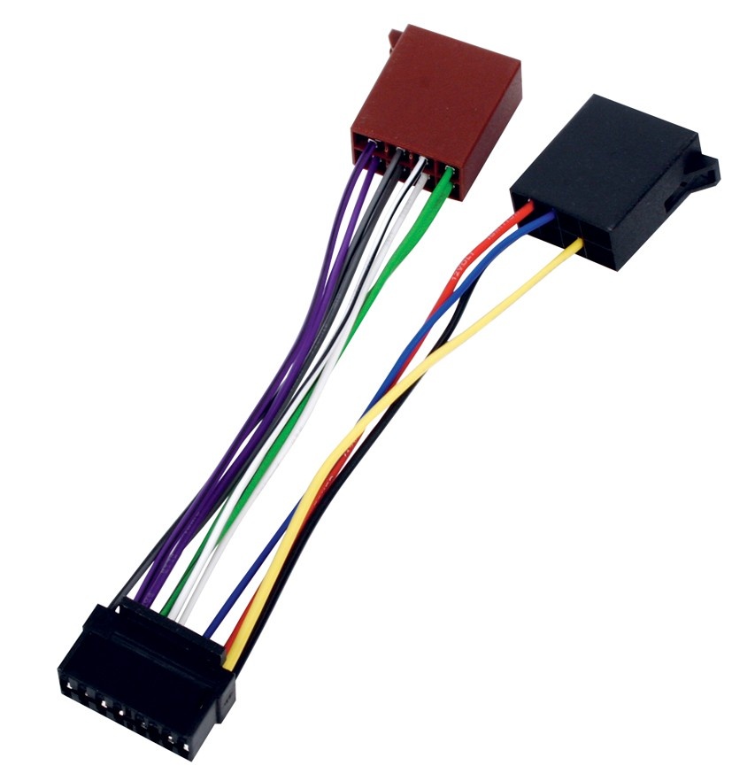 ISO-Kabel voor Autoradio | ISO-compatibiliteit: JVC | 0.15 m | Rond | PVC | Polybag