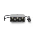 Universal DC Power Adapter | Auto-Adapter | 150 W | Ingangsvoltage: 12 V DC | 12 V DC | Maximale uitgangsstroom per poort: 4.0 A | Zwart