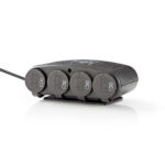 Universal DC Power Adapter | Auto-Adapter | 120 W | Ingangsvoltage: 12 V DC | 12 V DC | Maximale uitgangsstroom per poort: 4.0 A | Zwart