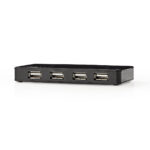 USB-Hub | USB-A Male | USB-A Female | 7-Poorts poort(en) | USB 2.0 | Netvoeding / USB Gevoed | 7x USB