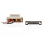 Seriële Adapter SUB-D 25-Pins Female - RJ45 (8/8) Female Ivoor