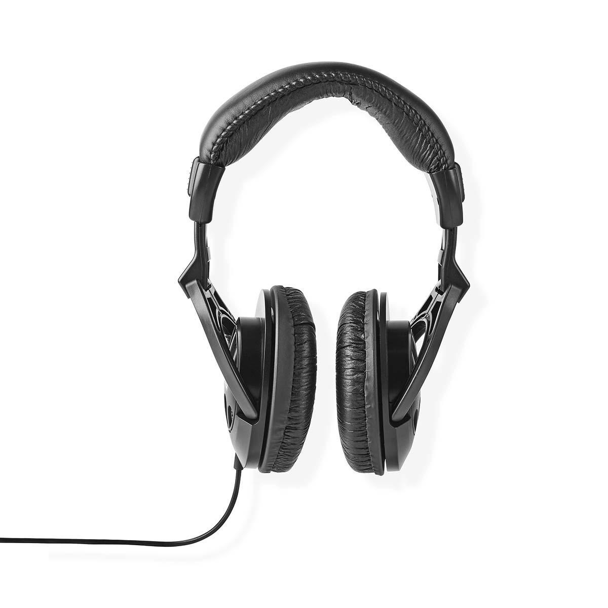 Nedis DJ/studio over-ear stereo hoofdtelefoon / zwart - 2,5 meter